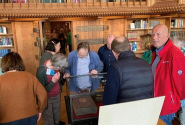 VISITE GUIDEE INSOLITE DE LEUVEN AVEC EN POINT D'ORGUE:LA BIBLIOTHEQUE